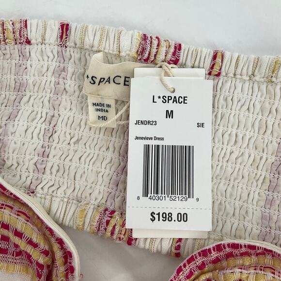 L*Space Siesta Stripe Jenevieve Dress M - Picture 5 of 6